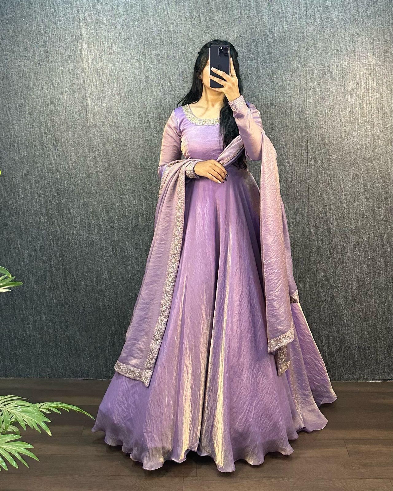 Silk sequence Gown