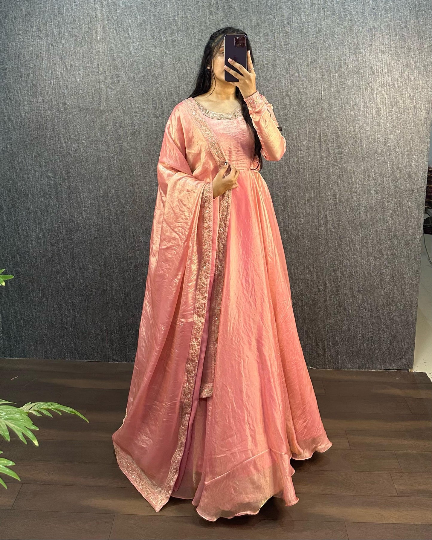 Silk sequence Gown